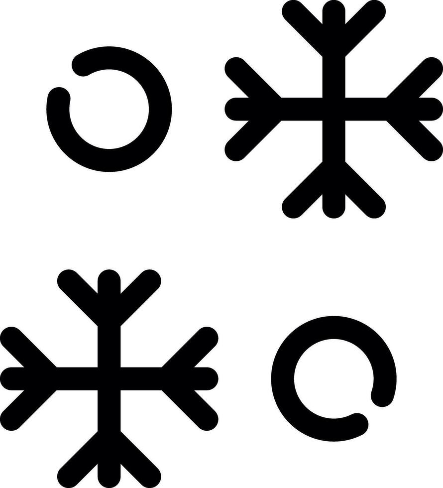 Snowflake Creative Icon Design vector