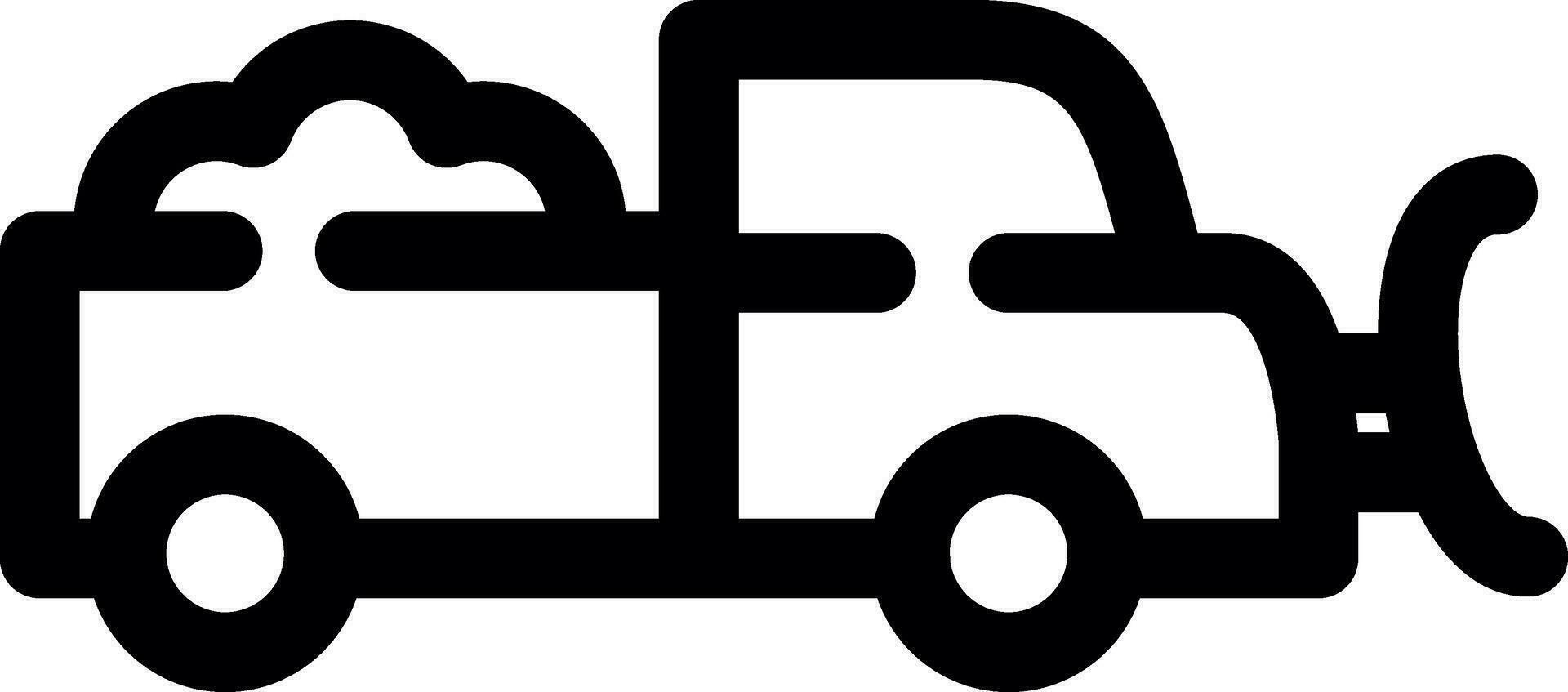 Snowplow Creative Icon Design vector