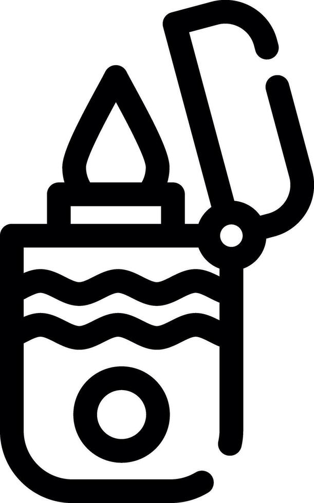 Lighter Creative Icon Design vector