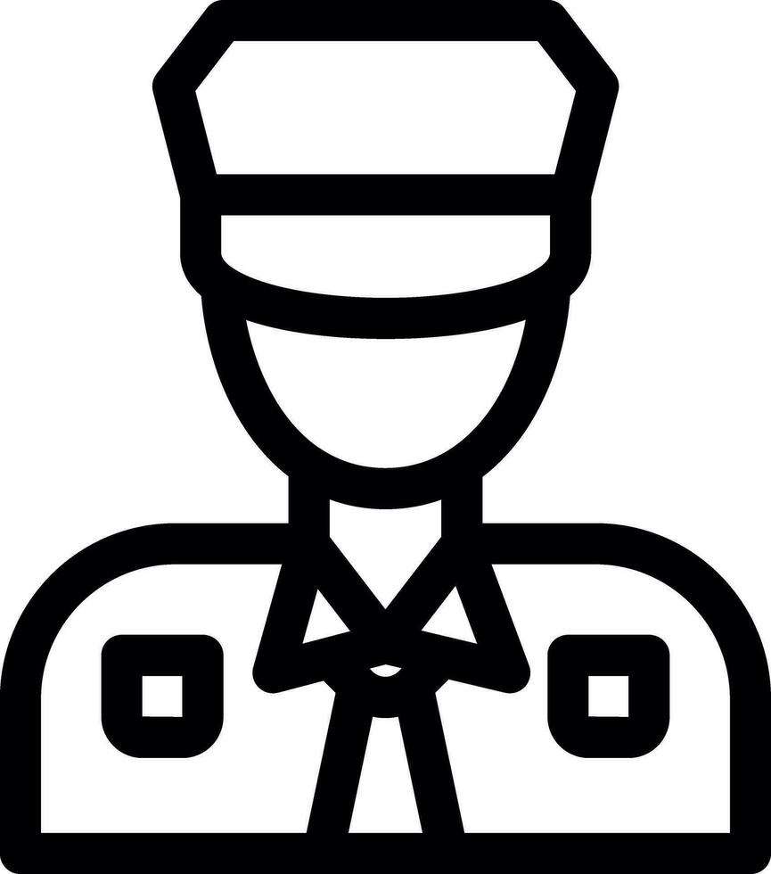 Police Man Creative Icon Design vector