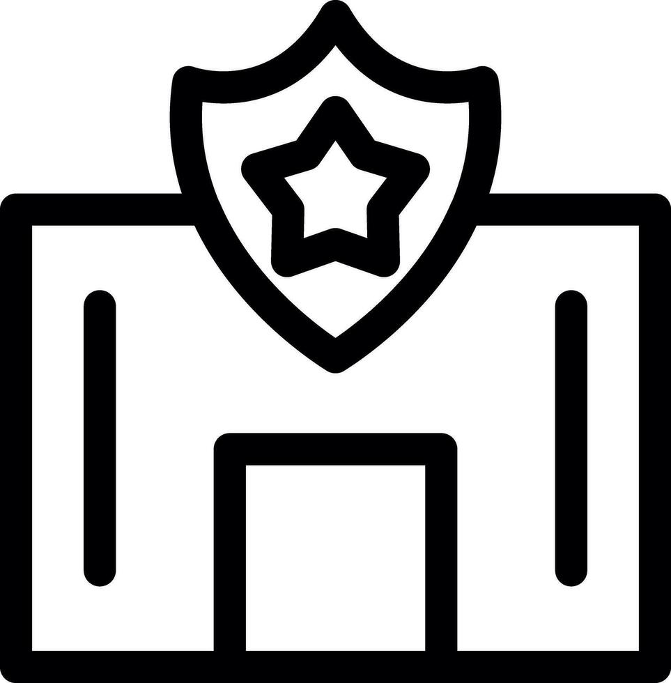 Police Station Creative Icon Design vector