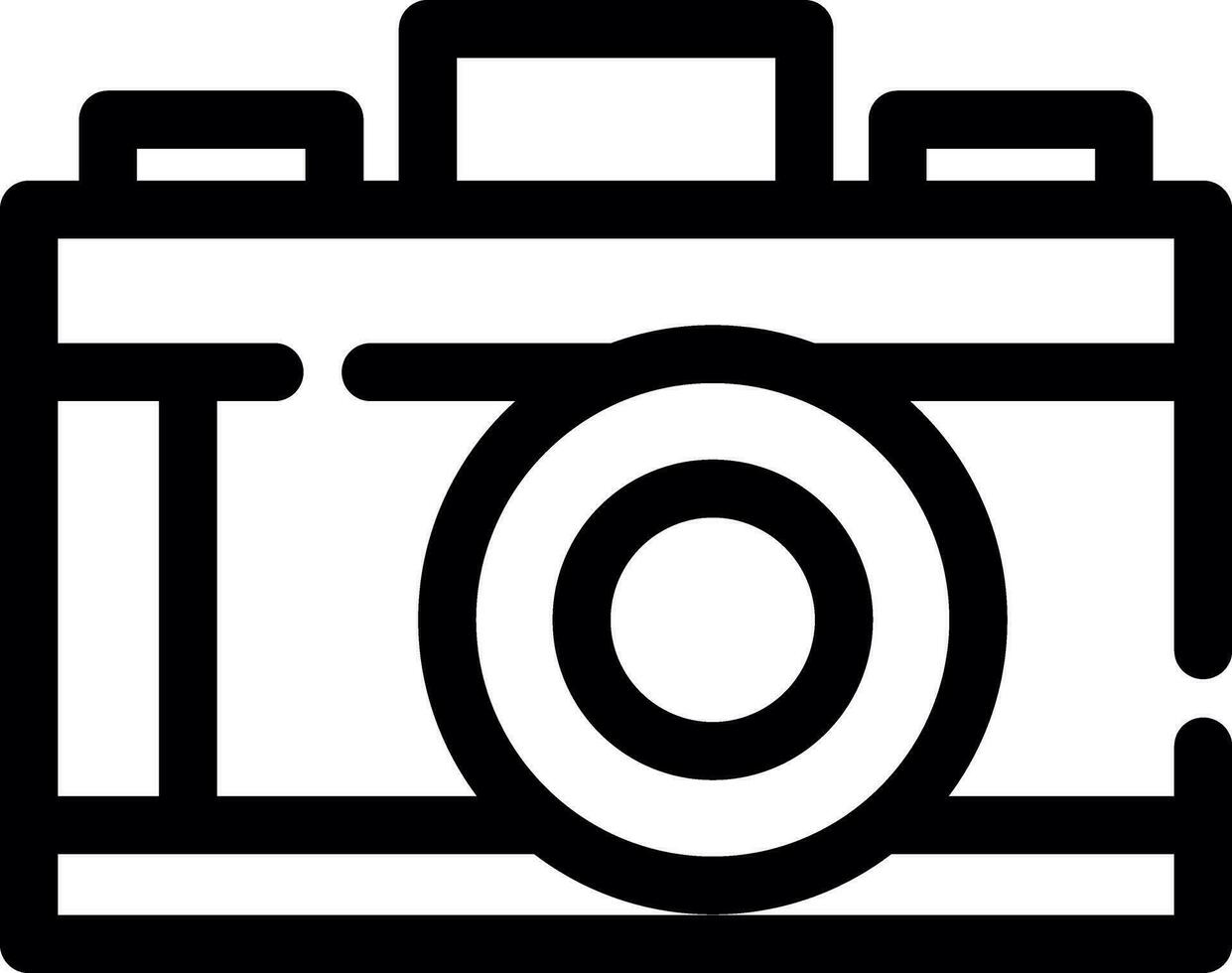 Camera Creative Icon Design vector