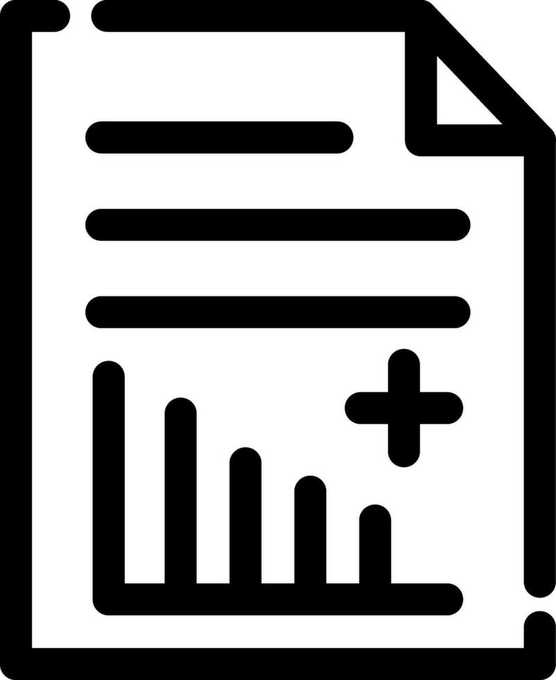 Medical Report Creative Icon Design vector