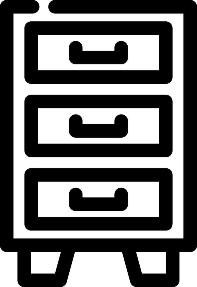 Filing Cabinet Creative Icon Design vector