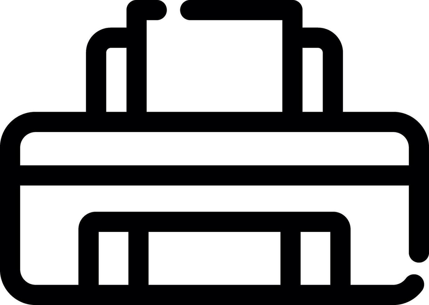 Printer Creative Icon Design vector