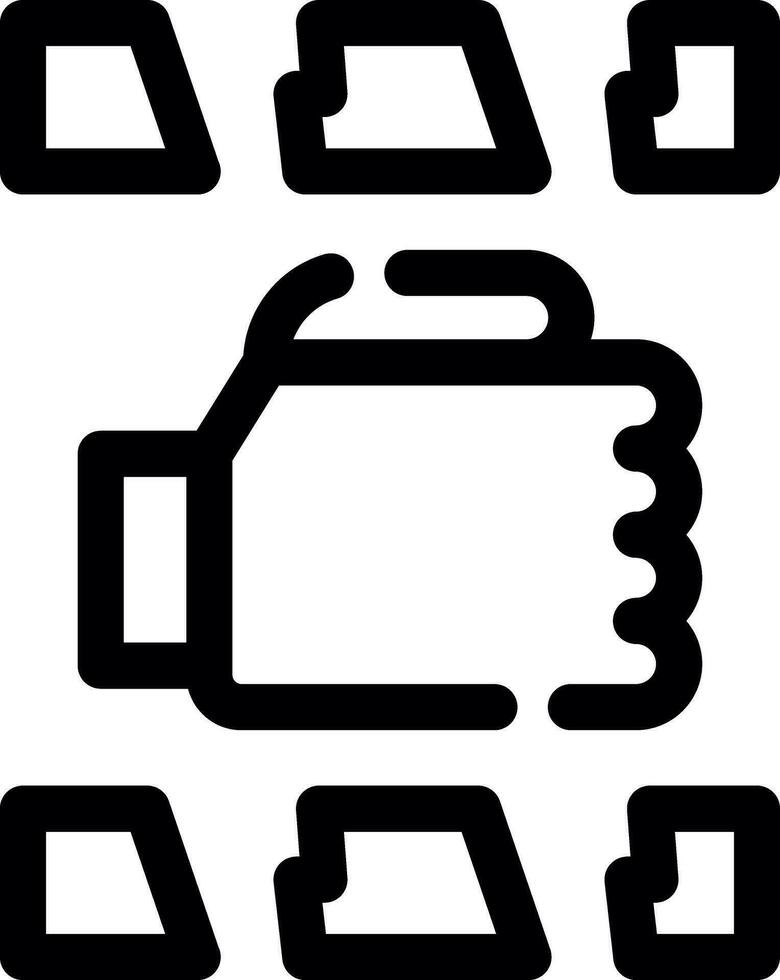 Hand Creative Icon Design vector