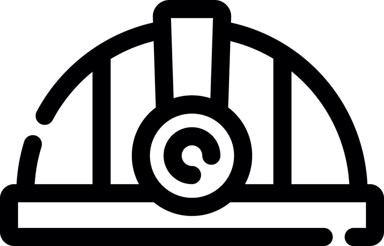 Helmet Creative Icon Design vector