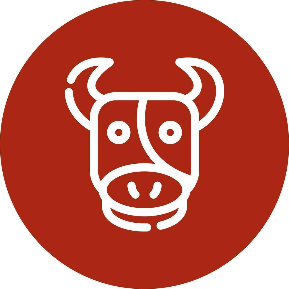 Cow Creative Icon Design vector