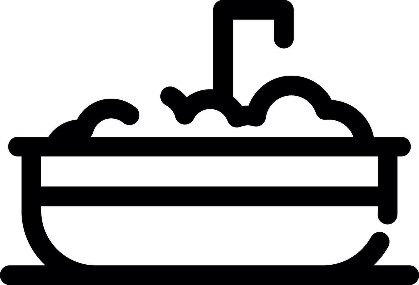 Bathtub Creative Icon Design vector
