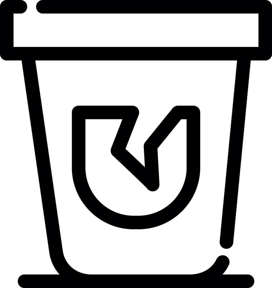 Trash Creative Icon Design vector