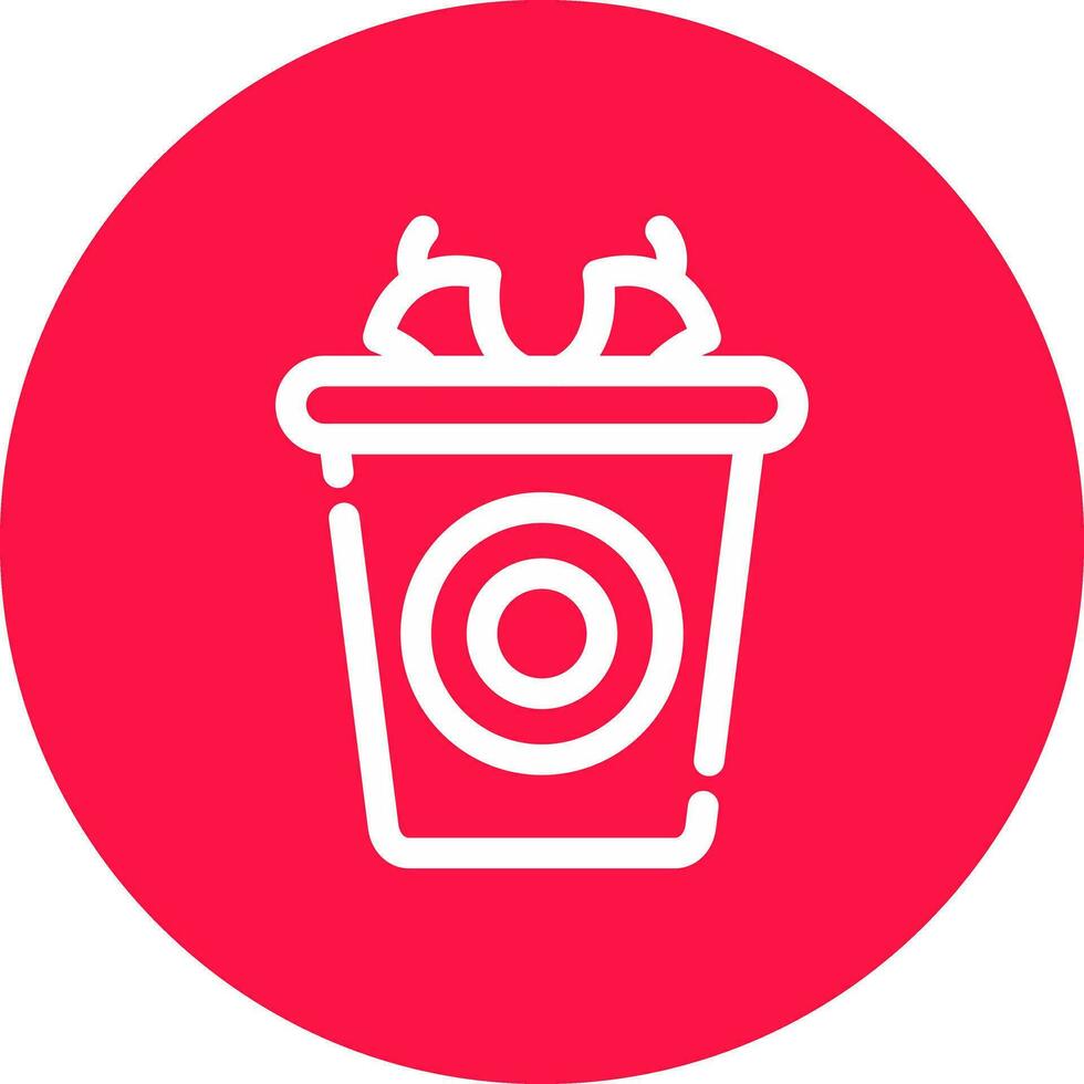 Waste Creative Icon Design vector