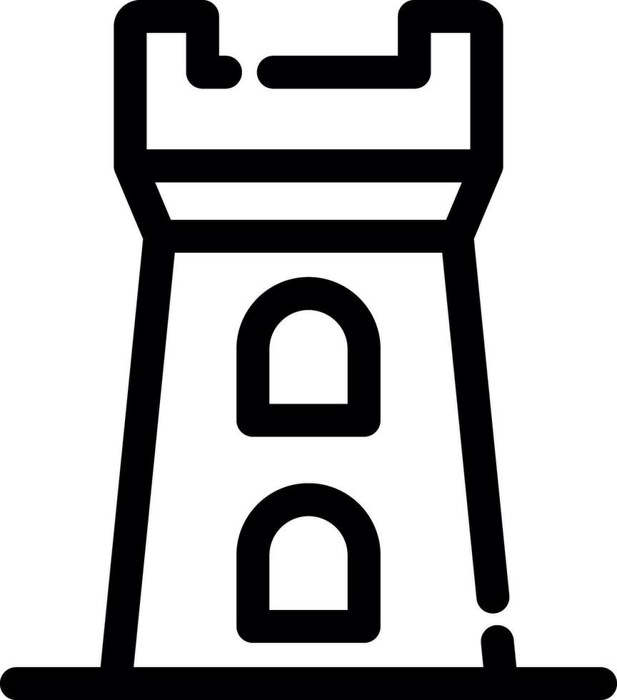 Tower Creative Icon Design vector