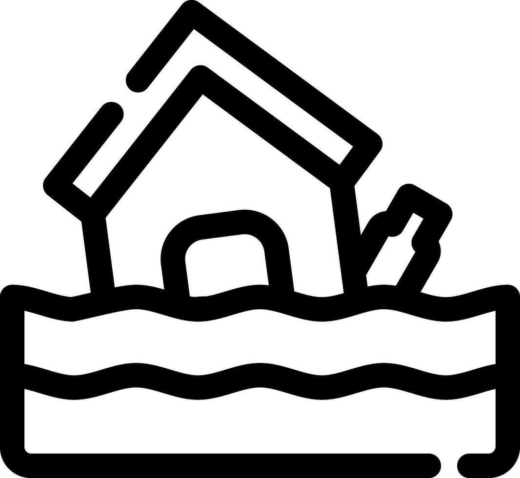 Flood Creative Icon Design vector