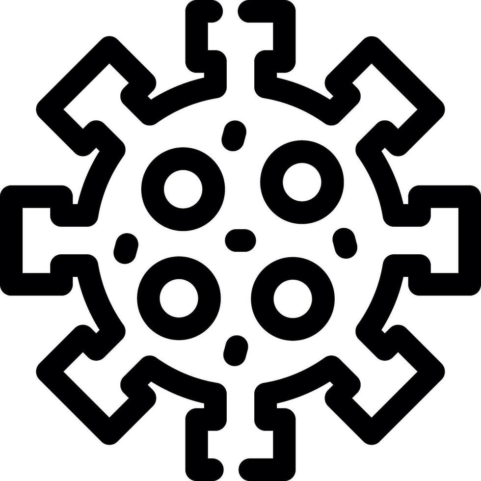 Virus Creative Icon Design vector