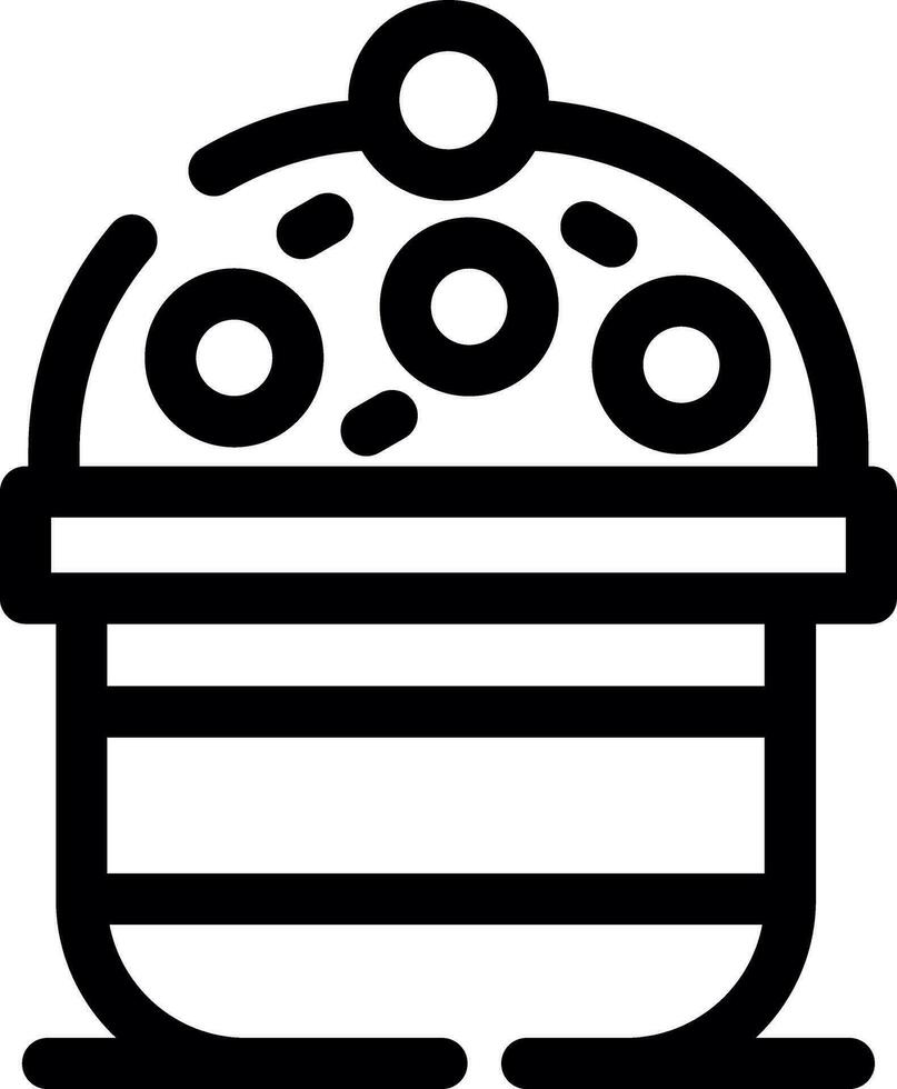 Cupcake Creative Icon Design vector