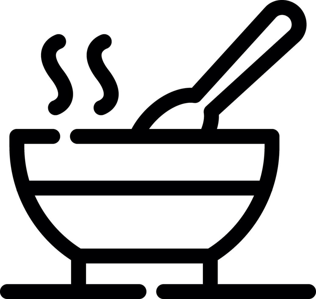 diseño de icono creativo de sopa caliente vector