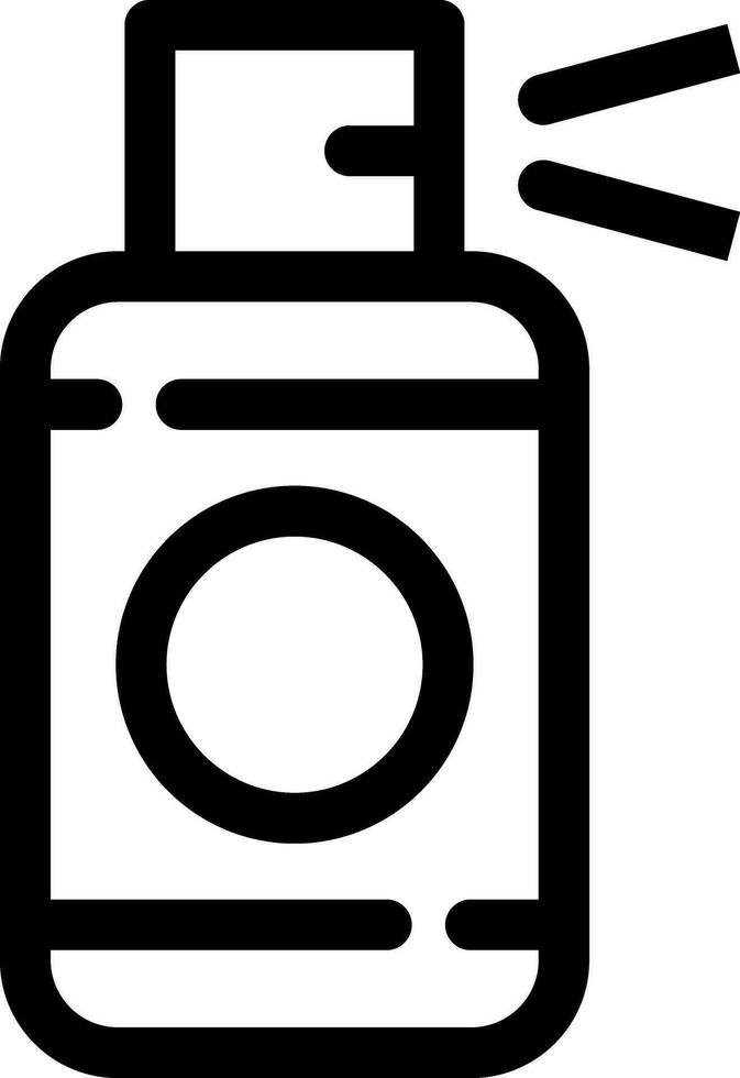 Hairspray Creative Icon Design vector