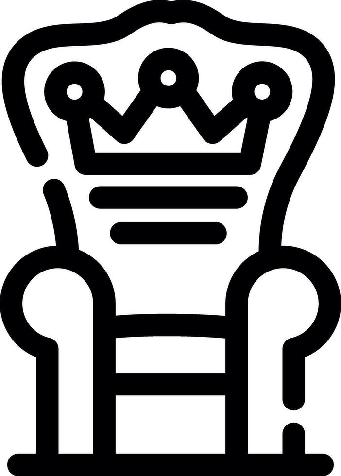 Throne Creative Icon Design vector