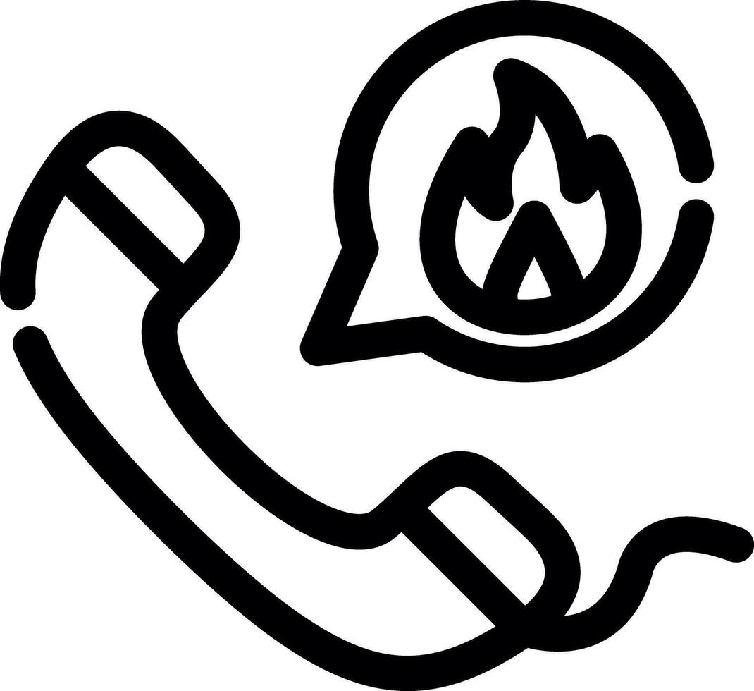 Emergency Call Creative Icon Design vector