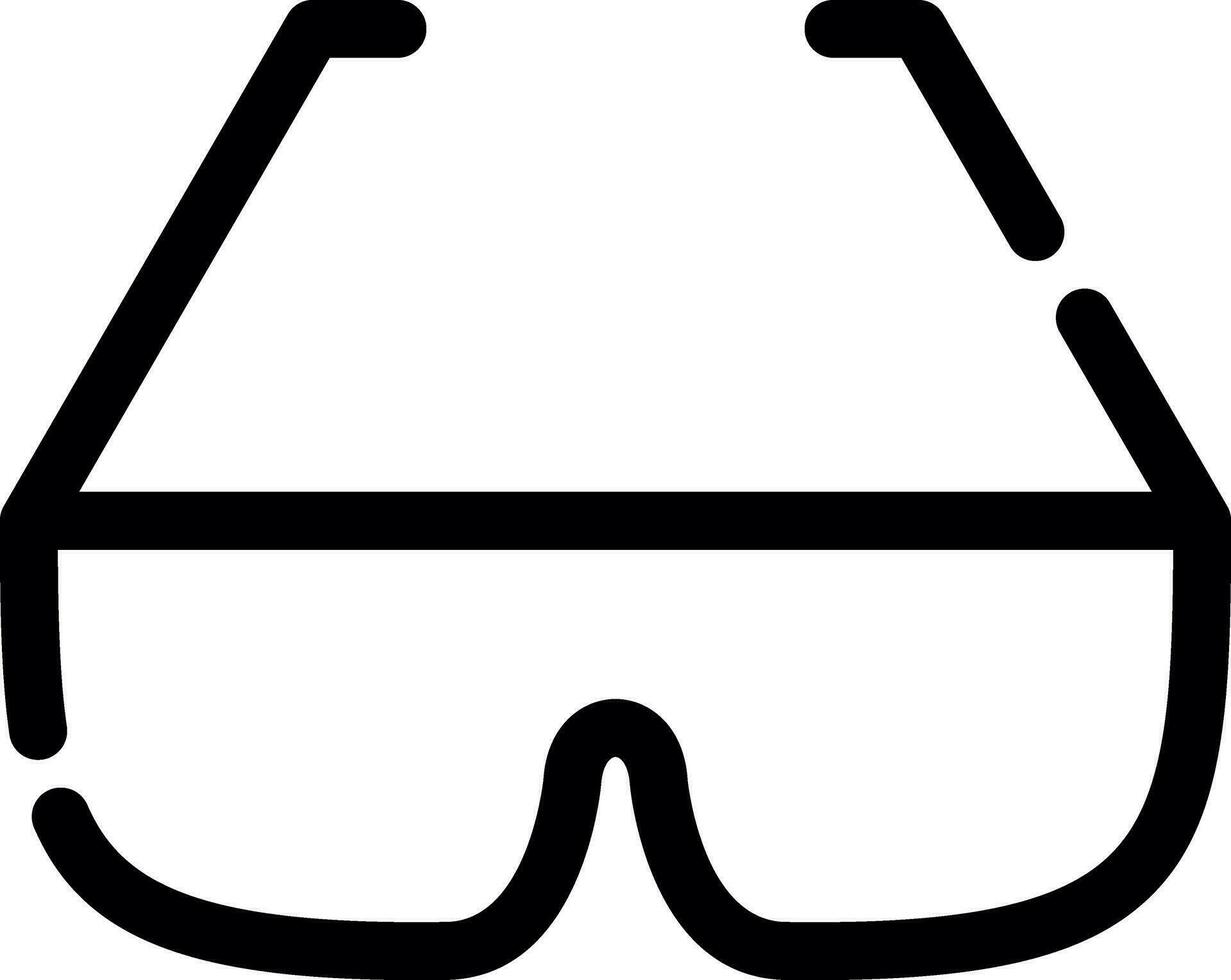 diseño de icono creativo de gafas vector