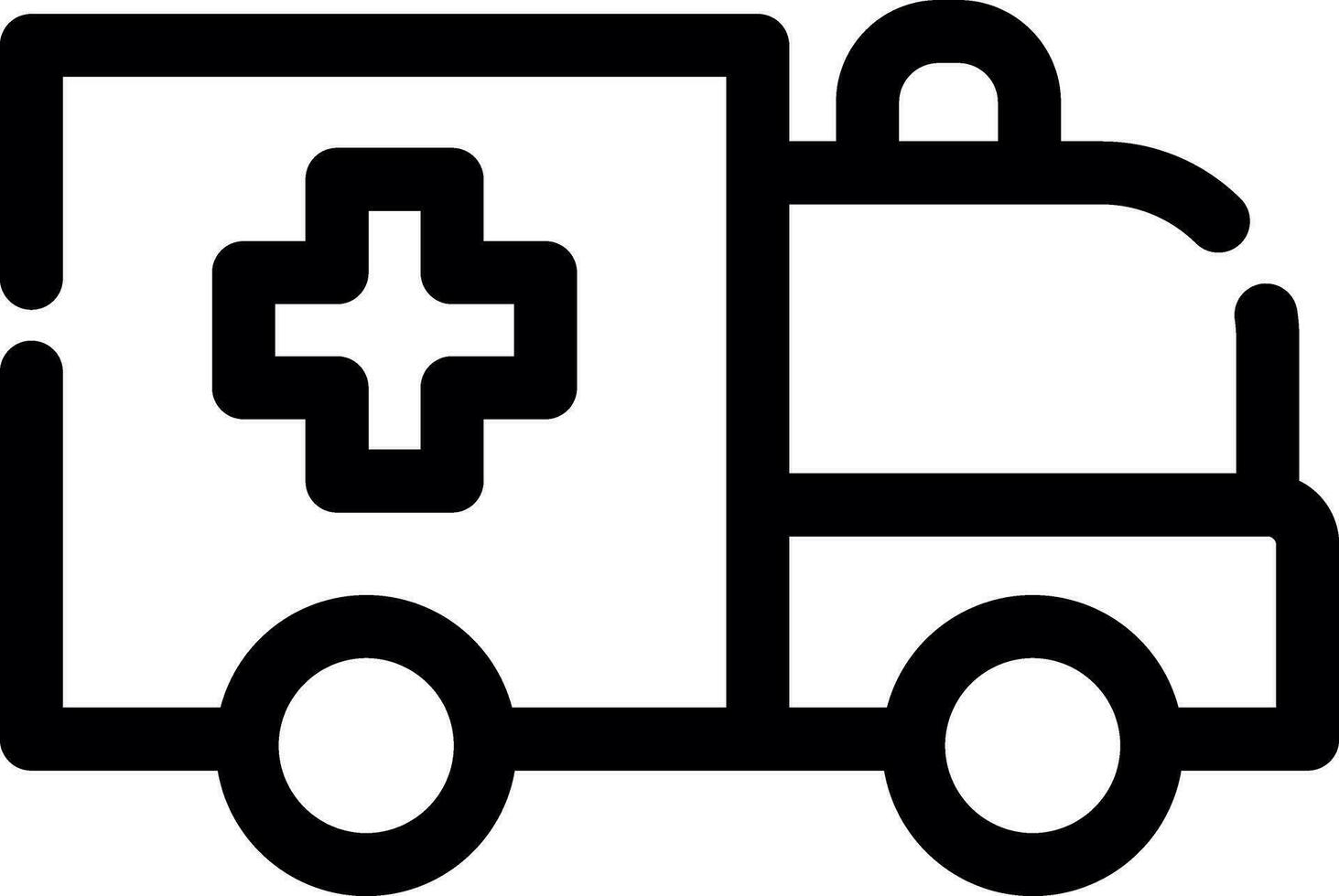 diseño de icono creativo de ambulancia vector