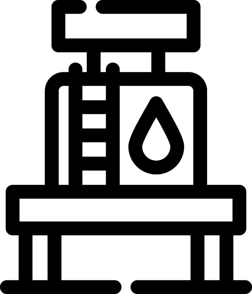 Water Tank Creative Icon Design vector