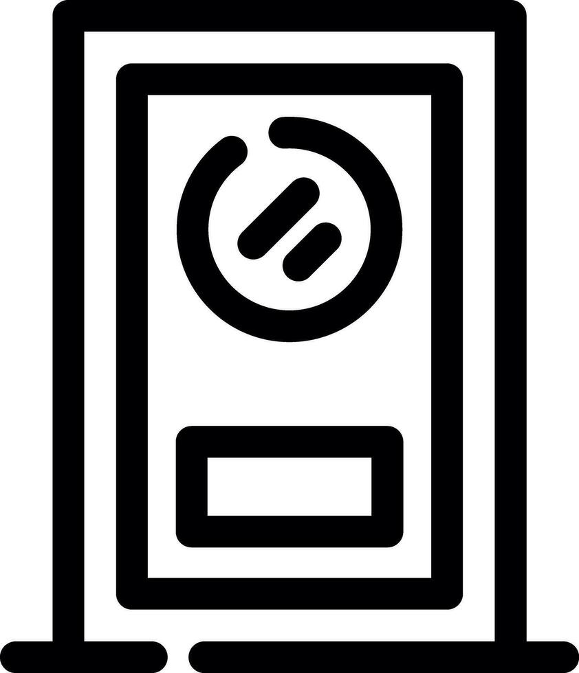 Door Creative Icon Design vector