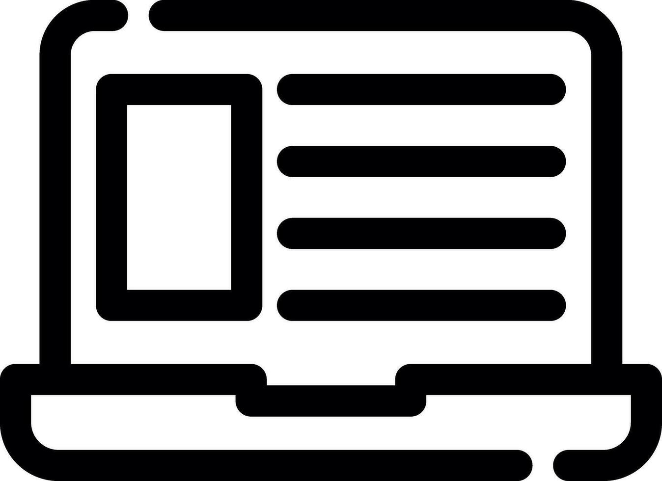 Laptop Creative Icon Design vector