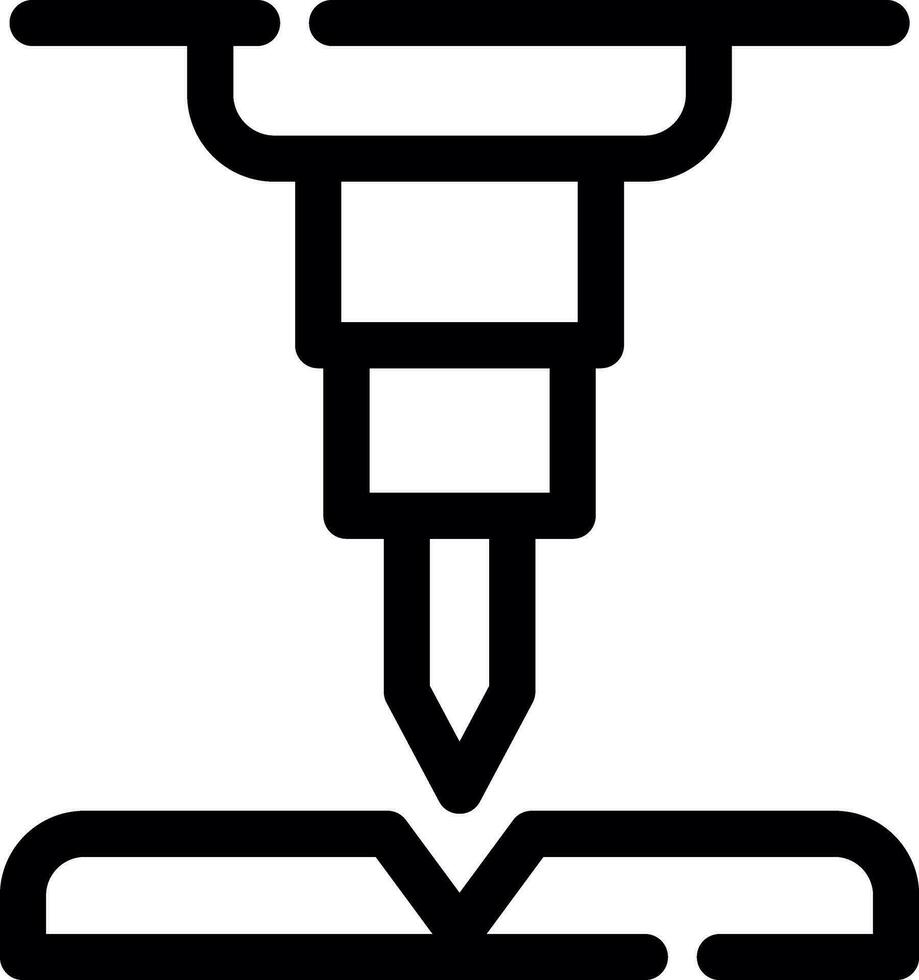 Drill Creative Icon Design vector