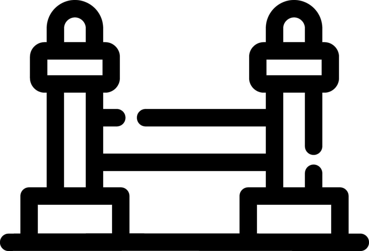 Stanchion Creative Icon Design vector
