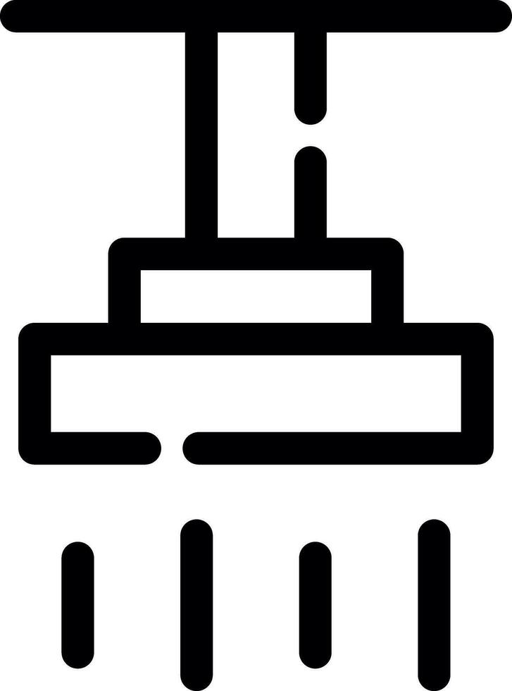 Shower Creative Icon Design vector