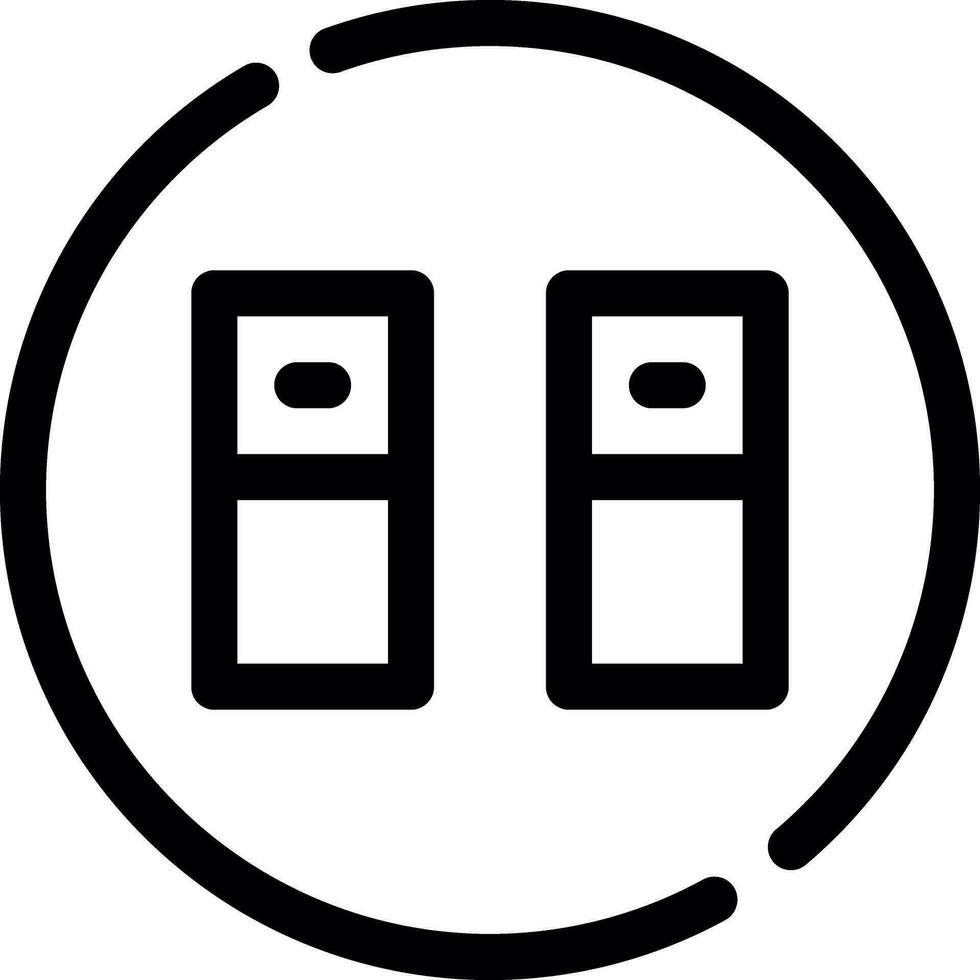 Light Switch Creative Icon Design vector