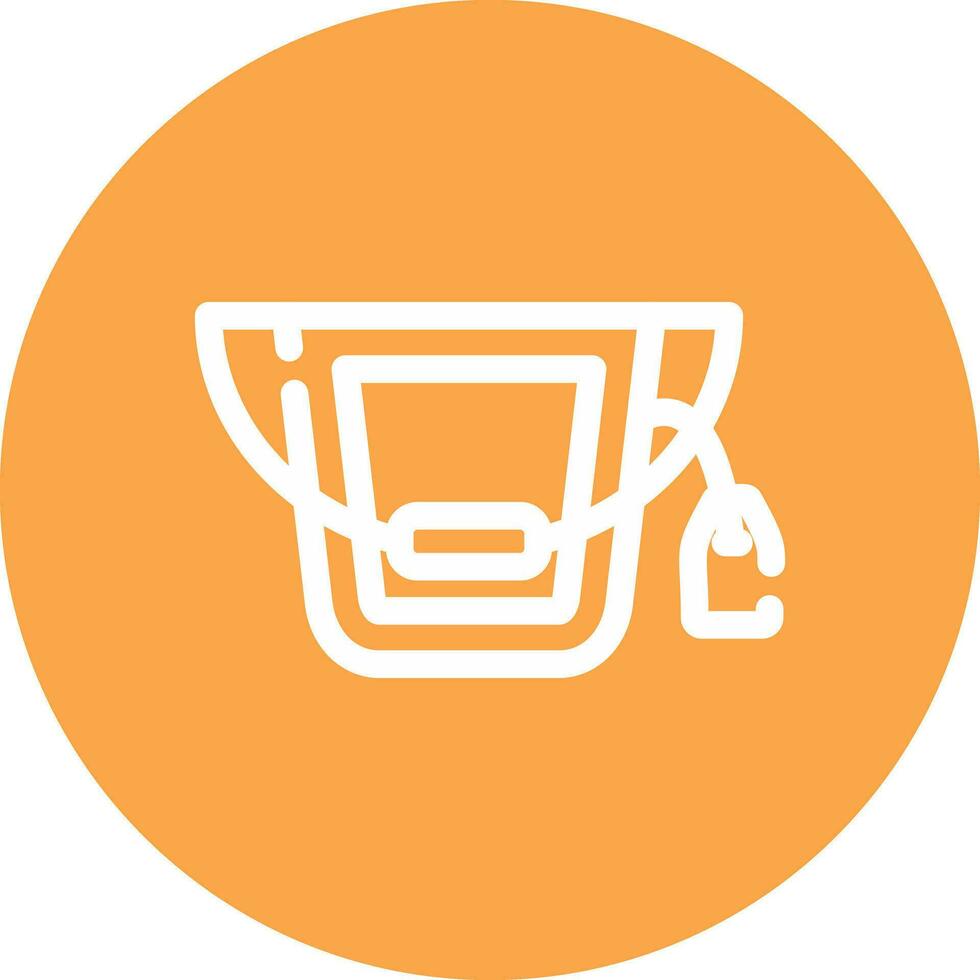 Bucket Creative Icon Design vector