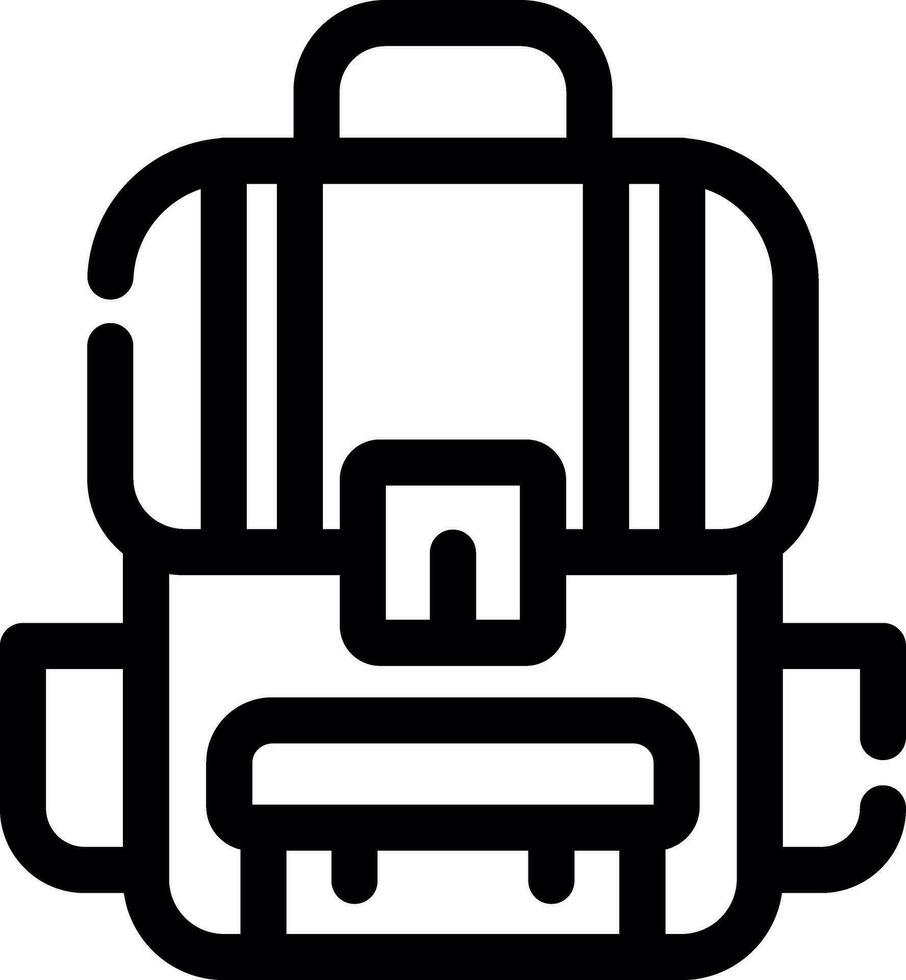 Backpack Creative Icon Design vector