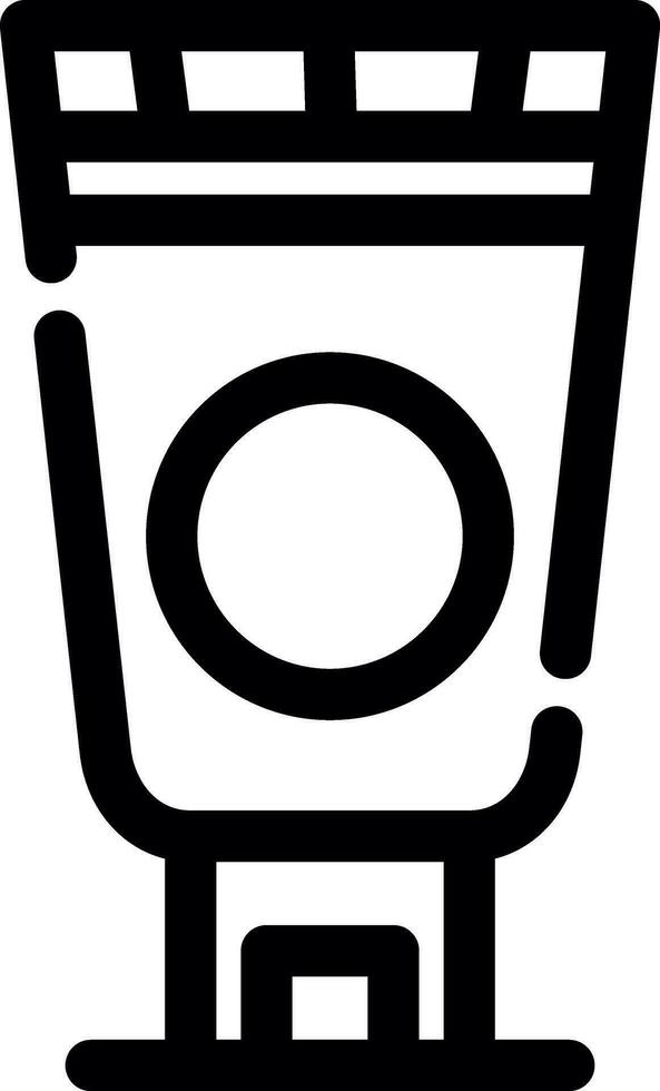 Sunscreen Creative Icon Design vector