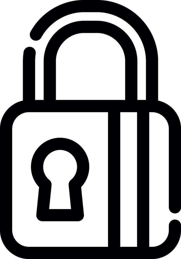 Padlock Creative Icon Design vector
