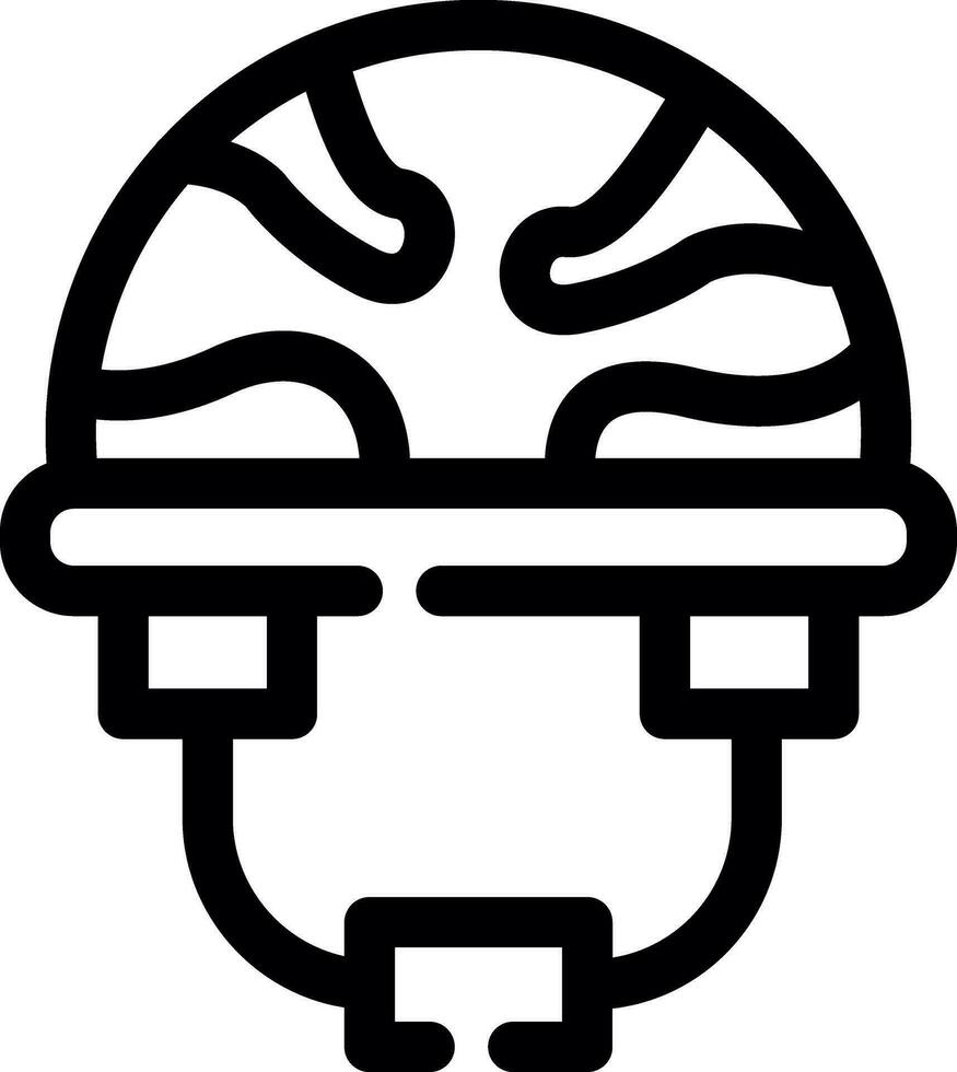 diseño de icono creativo de casco vector