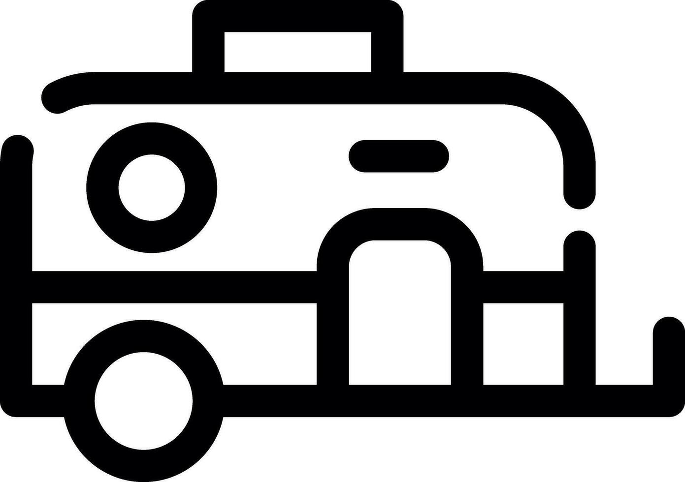 Caravan Creative Icon Design vector