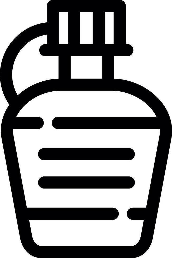 diseño de icono creativo de botella de agua vector