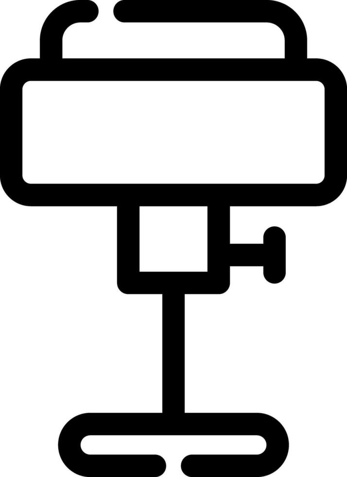 Bar Stool Creative Icon Design vector
