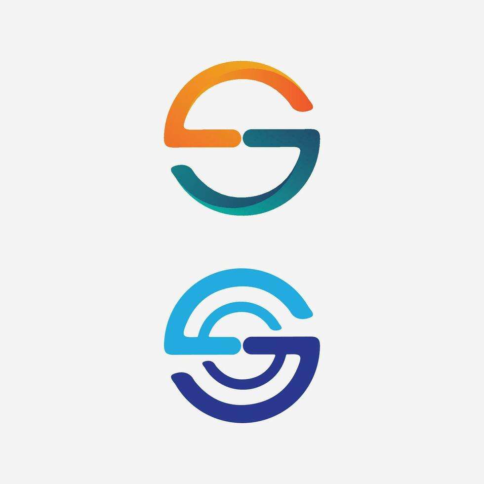 Business corporate S letter logo vector