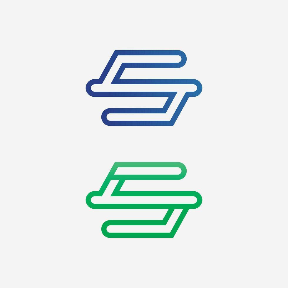 Business corporate S letter logo vector
