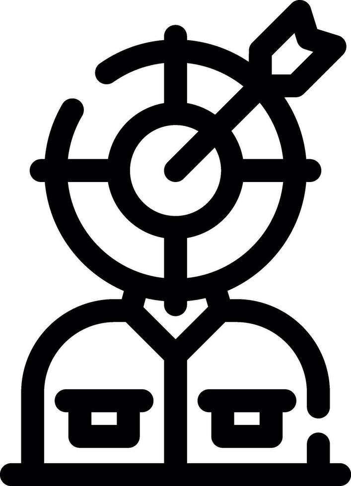 Headhunter Creative Icon Design vector