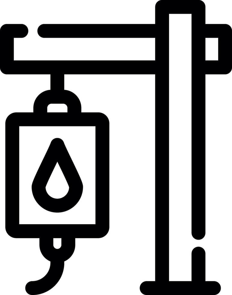 Blood Transfusion Creative Icon Design vector