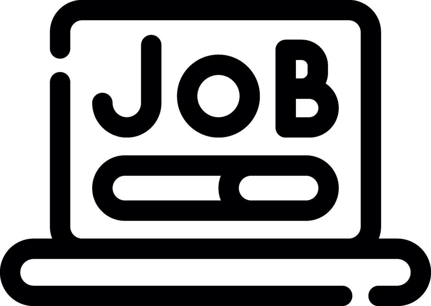 Job Search Creative Icon Design vector