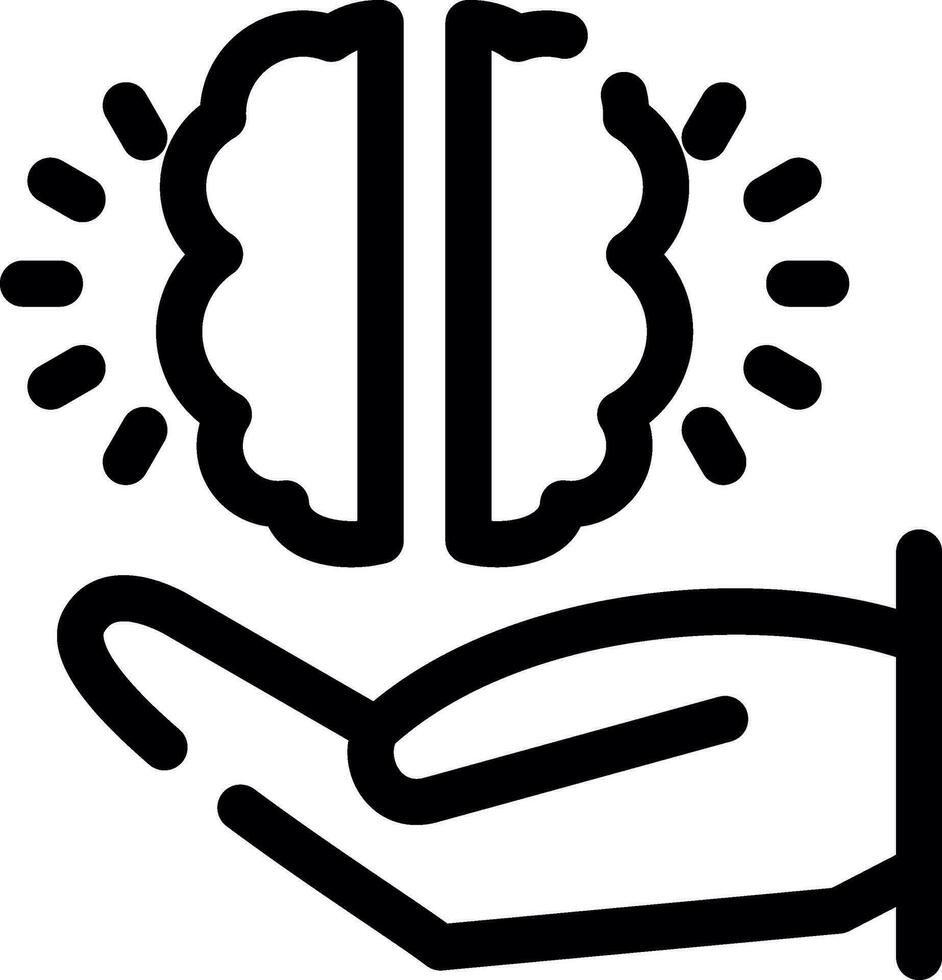 Brain Creative Icon Design vector