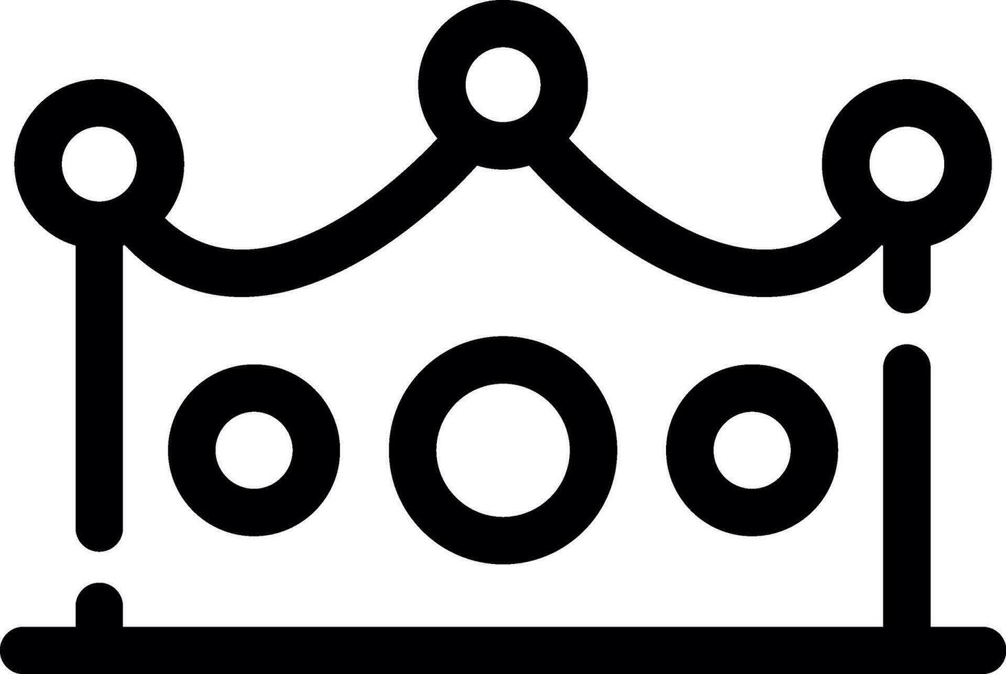 Crown Creative Icon Design vector