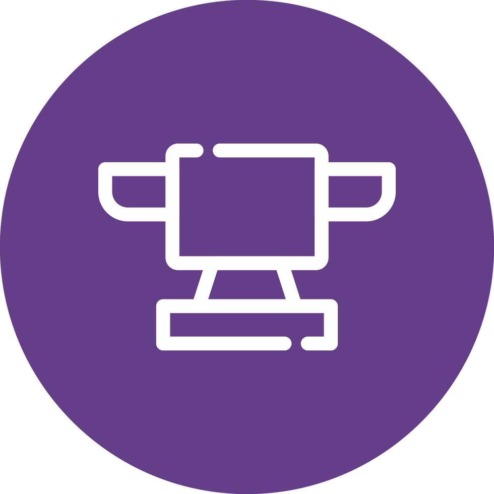 Anvil Creative Icon Design vector