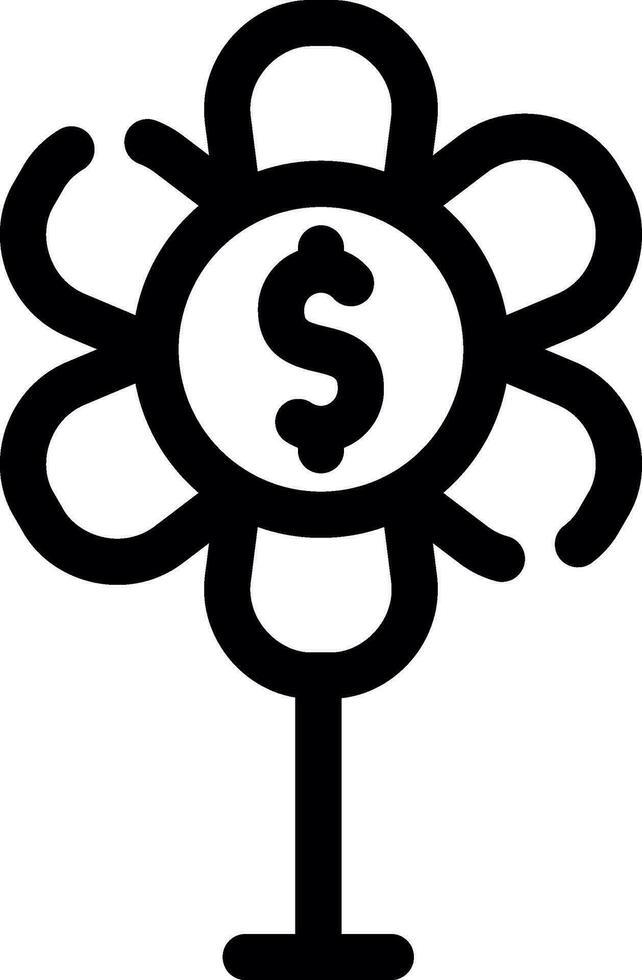 Money Growth Creative Icon Design vector