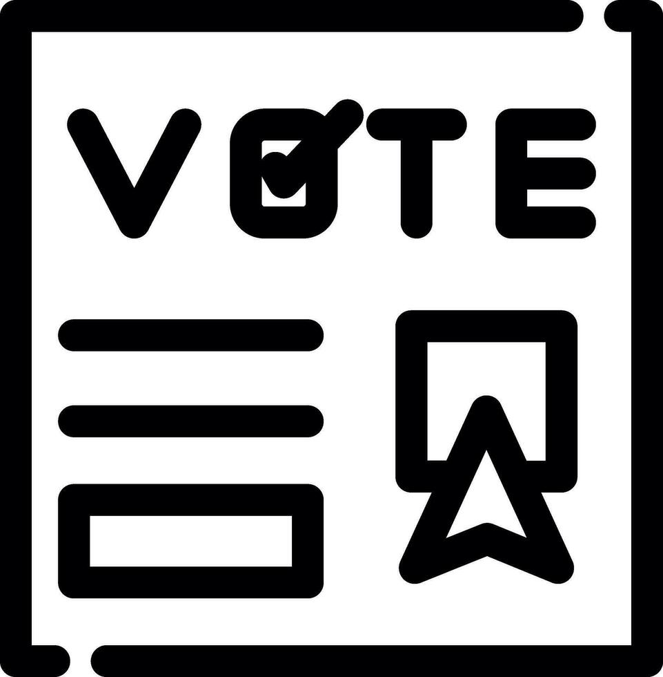 Vote Creative Icon Design vector